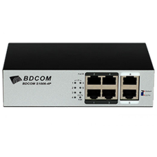 BDCOM S1006-4P Switch unmanaged 4 ports 100M POE, 2 ports 100M