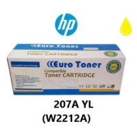 Toner compatible HP 207A YELLOW W2212A AVEC PUCE