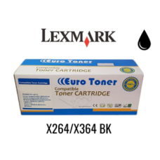 Toner Compatible LEXMARK X264/X364 BK NOIR