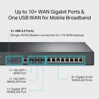 Routeur VPN Multi-WAN Omada avec ports 10G ER8411 TP-LINK