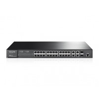 Switch TP-Link TL-SL5428E JetStream administrable niveau 2 24 ports 10/100Mbps + 4 ports Gigabit