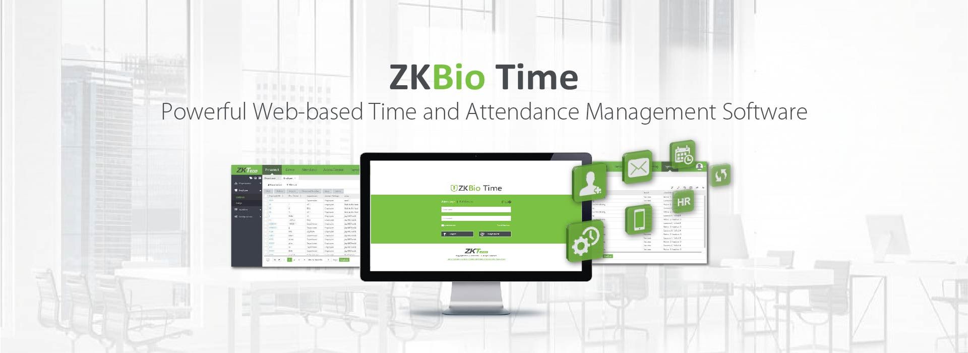 ZKBio Time, logiciel web de pointage de ZKTeco