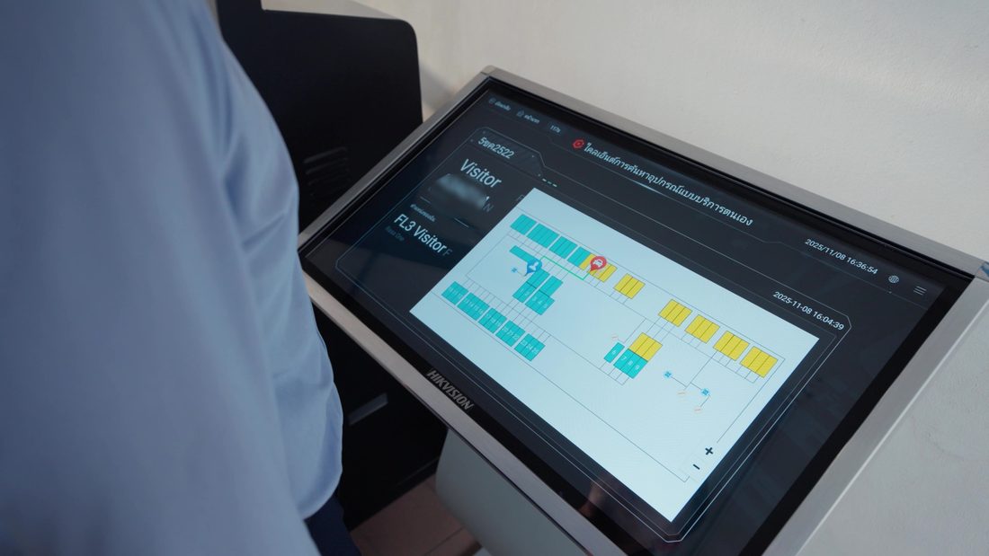 Image 4 de l'étude de cas Hikvision : RASA ONE à Bangkok : complexe de bureaux avec parking, contrôle d'accès et ascenseurs Hikvision