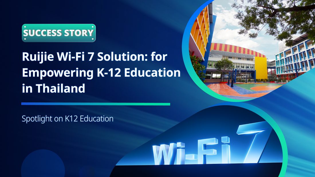 Image de l'étude de cas Ruijie : Thai-Singapore International School (Thaïlande) : Wi-Fi 7 et switches 2,5G pour un nouveau bâtiment scolaire