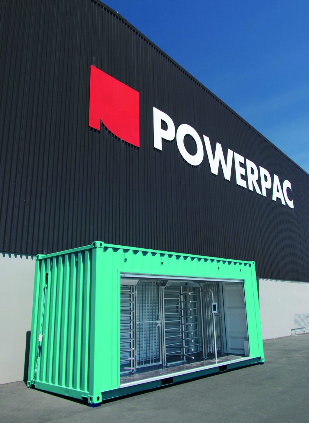 Image de l'étude de cas ZKTeco : POWERPAC : accès mobile en conteneurs, avec contrôle d'accès et pointage par reconnaissance faciale