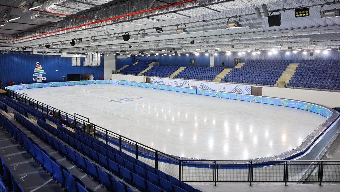 صورة دراسة حالة Teletek: Ice Palace Batumi (جورجيا): إنذار حريق معنون لمجمع رياضي وترفيهي