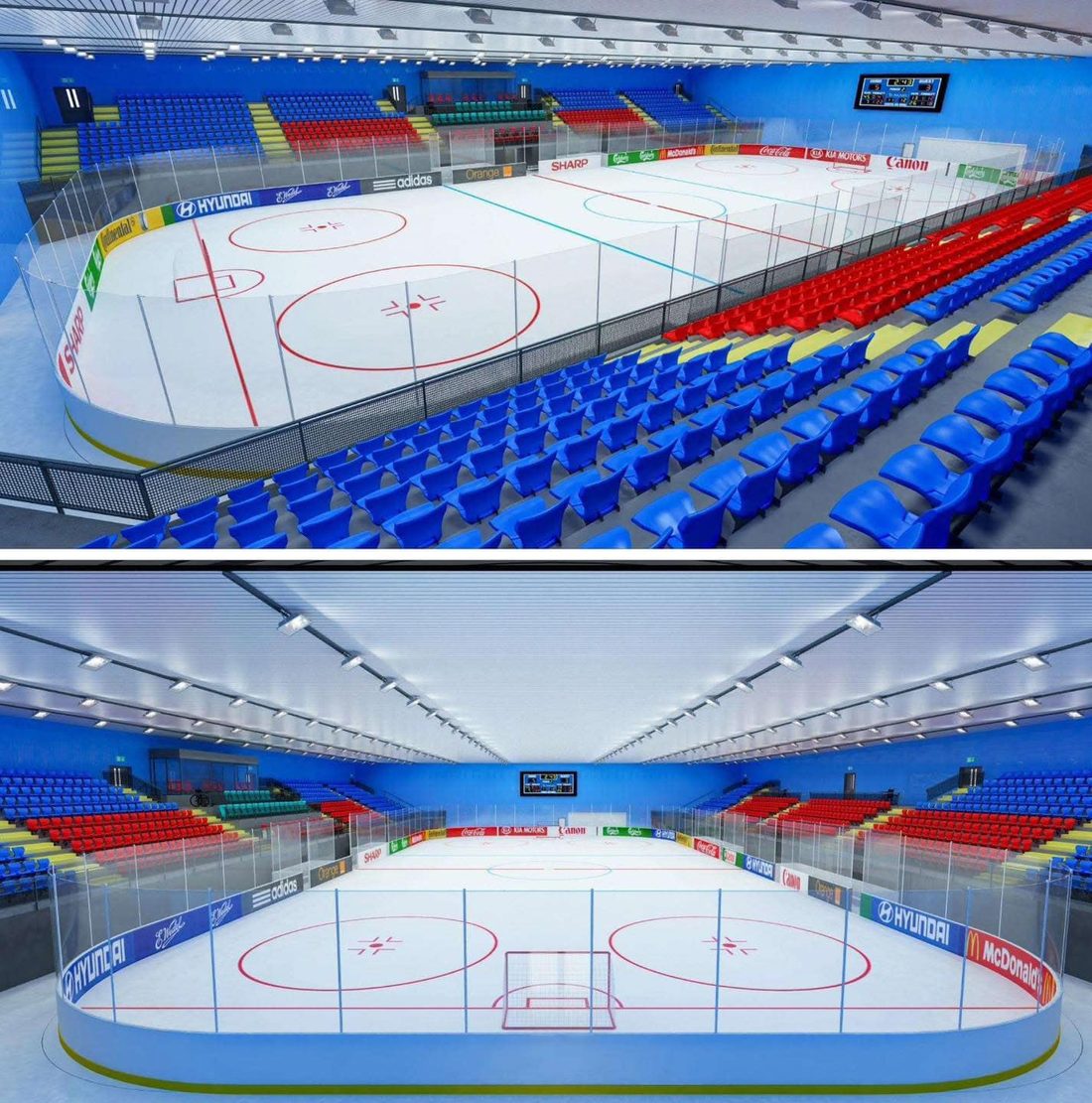الصورة 2 من دراسة حالة Teletek: Ice Palace Batumi (جورجيا): إنذار حريق معنون لمجمع رياضي وترفيهي