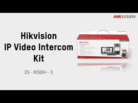 IP Video Intercom Kit - DS - KIS604 - S
