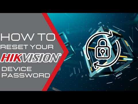 How to Reset your Hikvision Device's Password Using the SADP tool