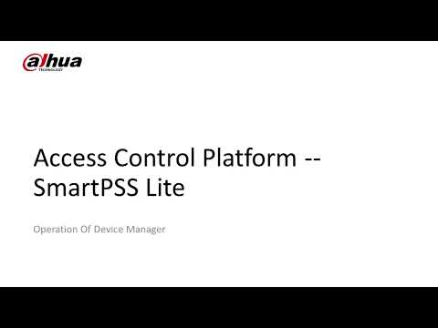SmartPSS Lite - Add Device