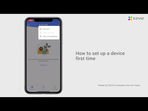 How to set up a device first time