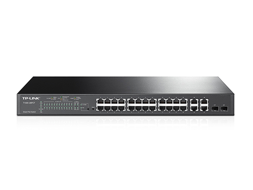 TL-SL2428P TP-Link - سويتش JetStream ‏24 منفذا ‎10/100 Mbps‎ PoE+