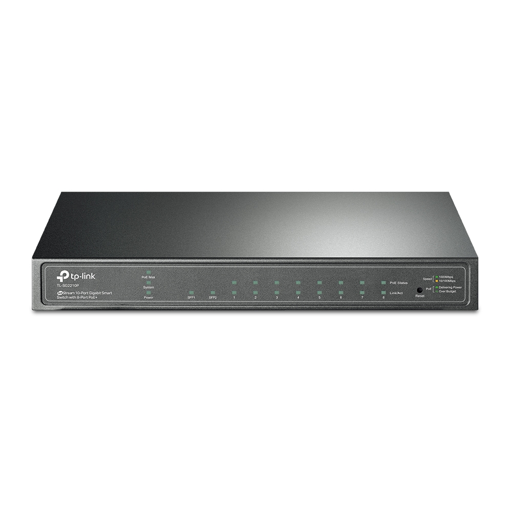 TL-SG2210P TP-Link - Switch Gigabit 10 ports, 8 ports PoE+