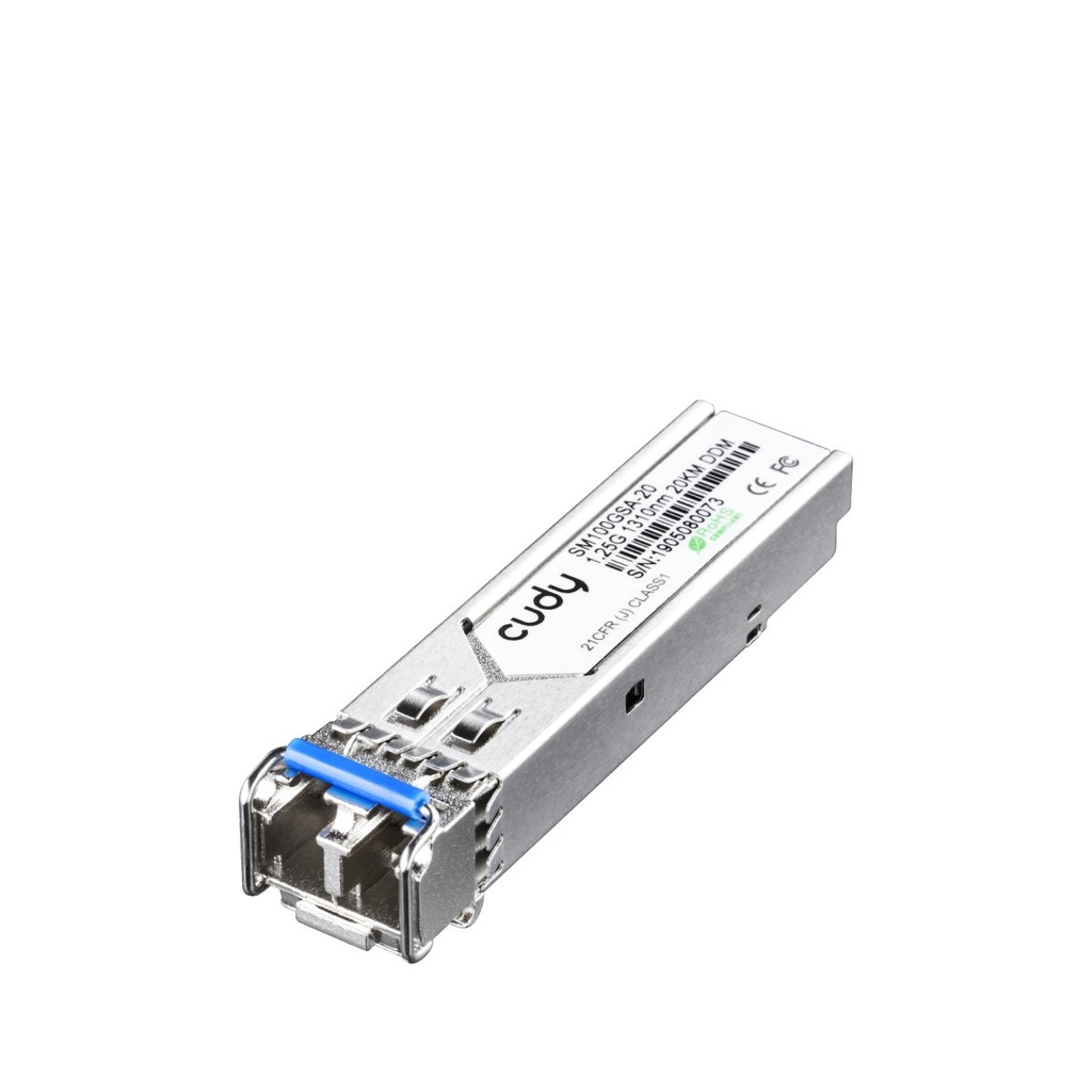 SM100GSA-20 Cudy - وحدة SFP 1.25 Gbit/s أحادية النمط، 20 km