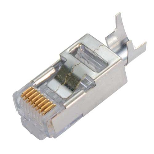 YW-4-RJ45FTP - Connecteur RJ45 FTP Cat 6 métallique