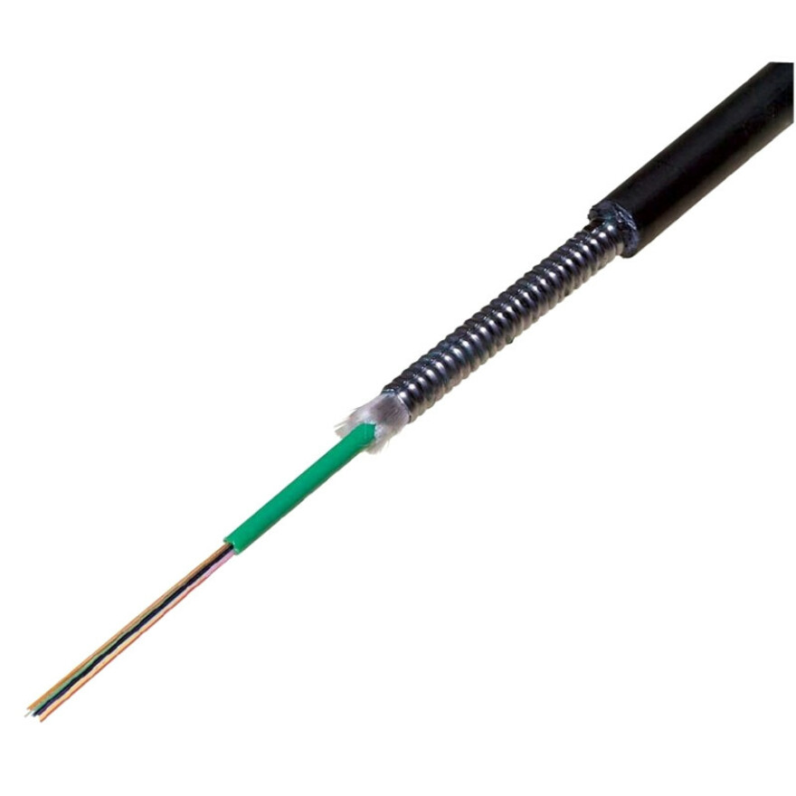 6(1x6)L1F-P-S-L3 - Câble fibre optique armé 6 fibres OM3