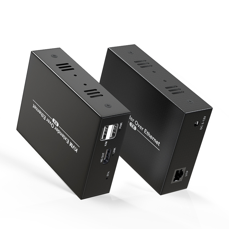 جهاز تمديد KVM HD + USB 60 m مع الصوت