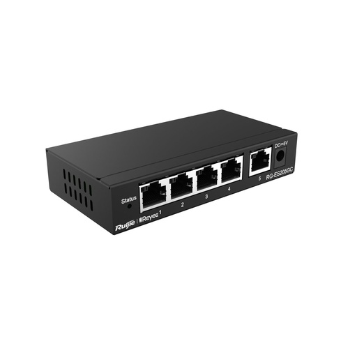 RG-ES205GC Ruijie - Switch Gigabit 5 ports administrable dans le cloud