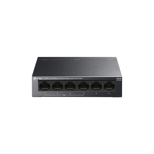 LS106P TP-Link - سويتش مكتبي غير مدار 6 منافذ
