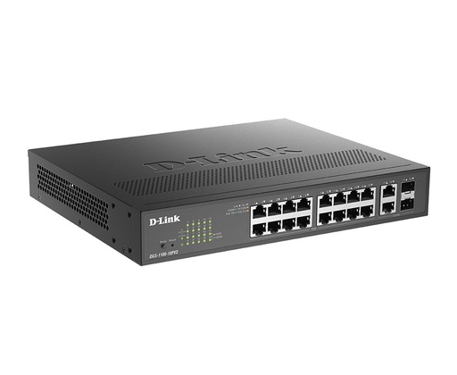 DGS-1100-18PV2 D-Link - Switch PoE 16 ports Gigabit