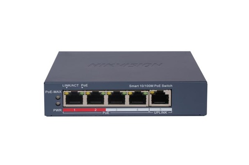 DS-3E1105P-EI/M Hikvision - Switch PoE 4 ports