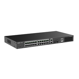 RG-ES228GS-P Ruijie - سويتش PoE ذكي 24 منفذا