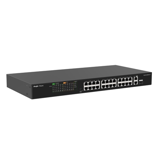 RG-ES126S-LP Ruijie - Switch PoE non administrable 24 ports 10/100 Mbps